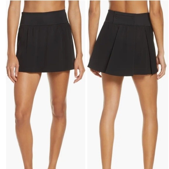 SPANX Get Moving 14-Inch Skort Black‎ Athletic Tennis Skirt Size XS - Picture 1 of 14